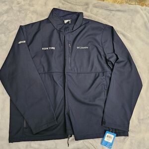 Columbia Jacket With K&M Tire Logo Size 3XL